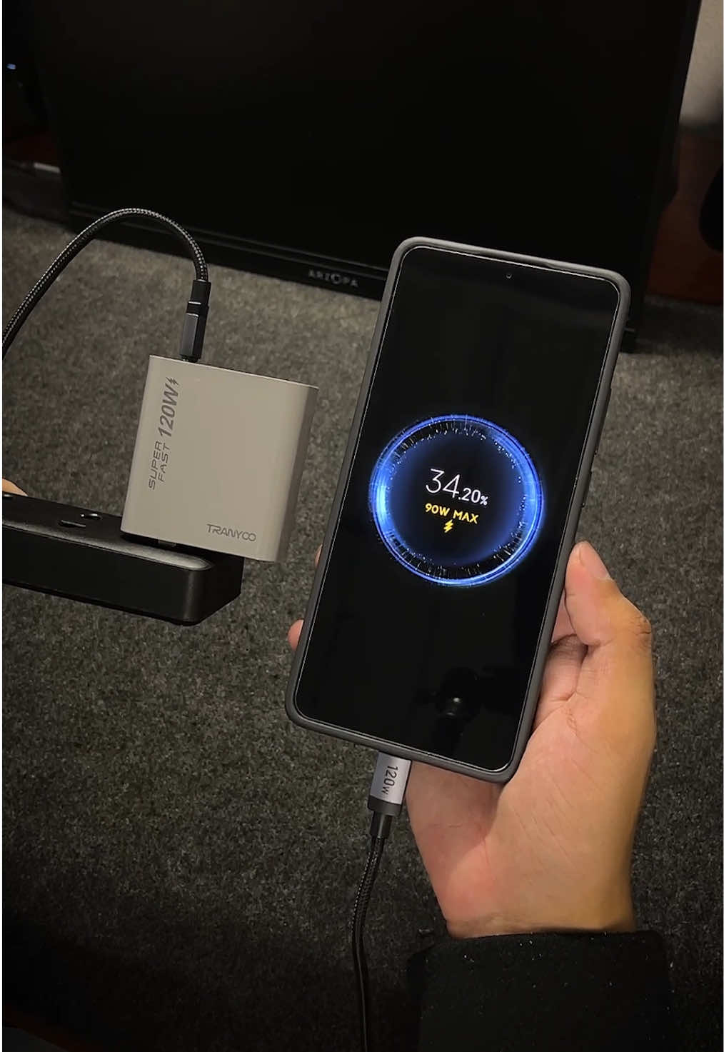 Tiktok Tech Finds for this coming 7.7 Sale! Check this Compact 120w GaN Charger from @Tranyoo! It's the T-US8-C Super Fast Charger. If you need one it's in the yellow basket. #charger #120wcharger #gancharger #gantechnology #tranyoo #tranyoocharger #laptopcharger #laptop #120wattsfastcharger #Tech #techtokph #tiktokbudolfindsph