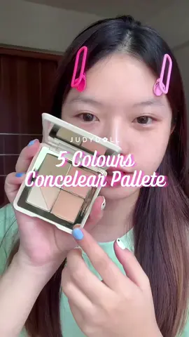 Play colour with 5 Colours Concealer Pallete #judydoll #judydoll #playcolor 