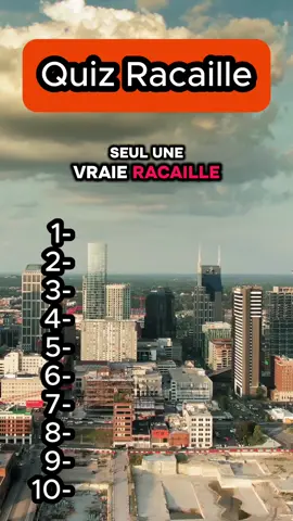 Seule une vraie racaille peut avoir 10 sur 10 à ce quiz ! 🥷🏻 #quiz #racaille #bandit 