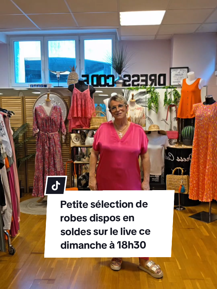 Live soldes et nouveautés ce dimanche 6 juillet à 18h30. #liveshopping #shopping #soldes #live #dresscodegap #robe 
