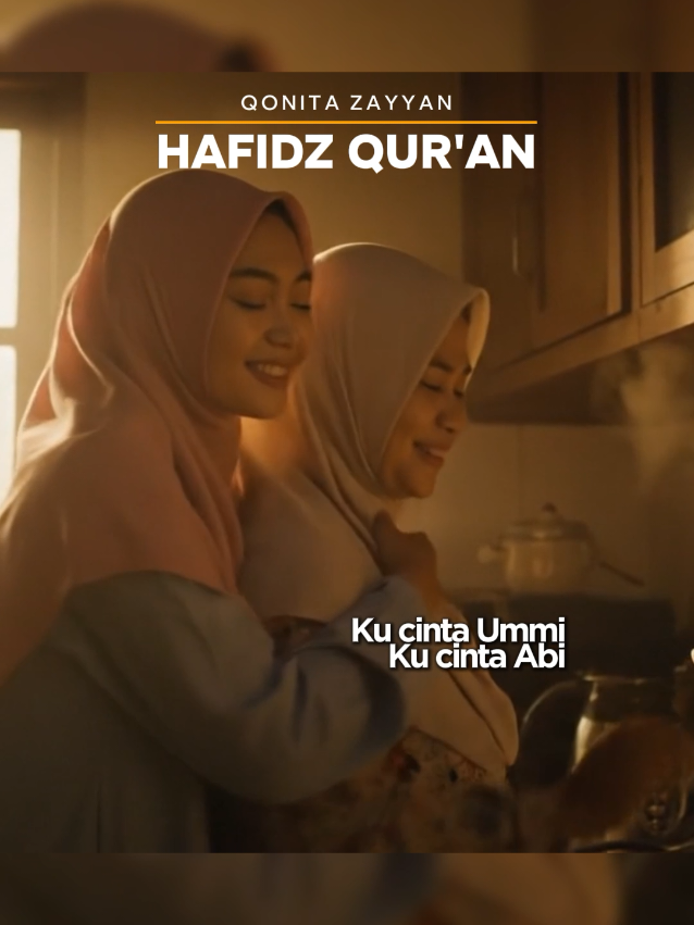 Hafidz Qur'an - Qonita Zayyan. Ku cinta ummi ku cinta abi. #hafidzquran #qonitazayyan #nasyid #laguislami #anaksholeh 