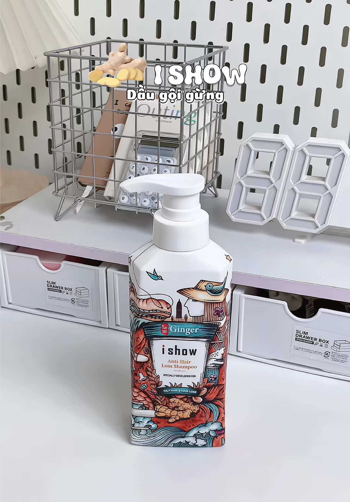 Dầu gội gừng i show hỗ trợ ⬇️ rụng, kiềm dầu, mọc tóc 🌟#nhyeeubox #ishow #daugoigung #daugoigungishow #chamsoctoc #unboxing #review #xuhuong #viral 