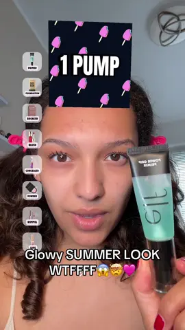 so glowy what - I MADE IT 🤯😍 #makeup #glowymakeup #makeupchallenge #pumpchallenge 