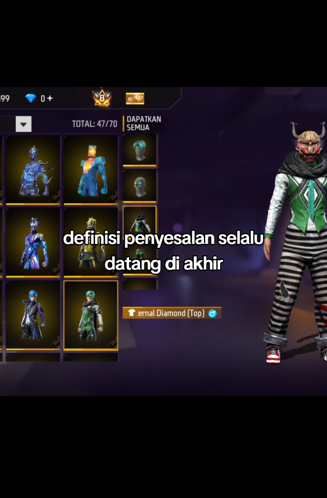 tolong @freefirebgid keluarkan poker ijo face joker #epep #trendff 