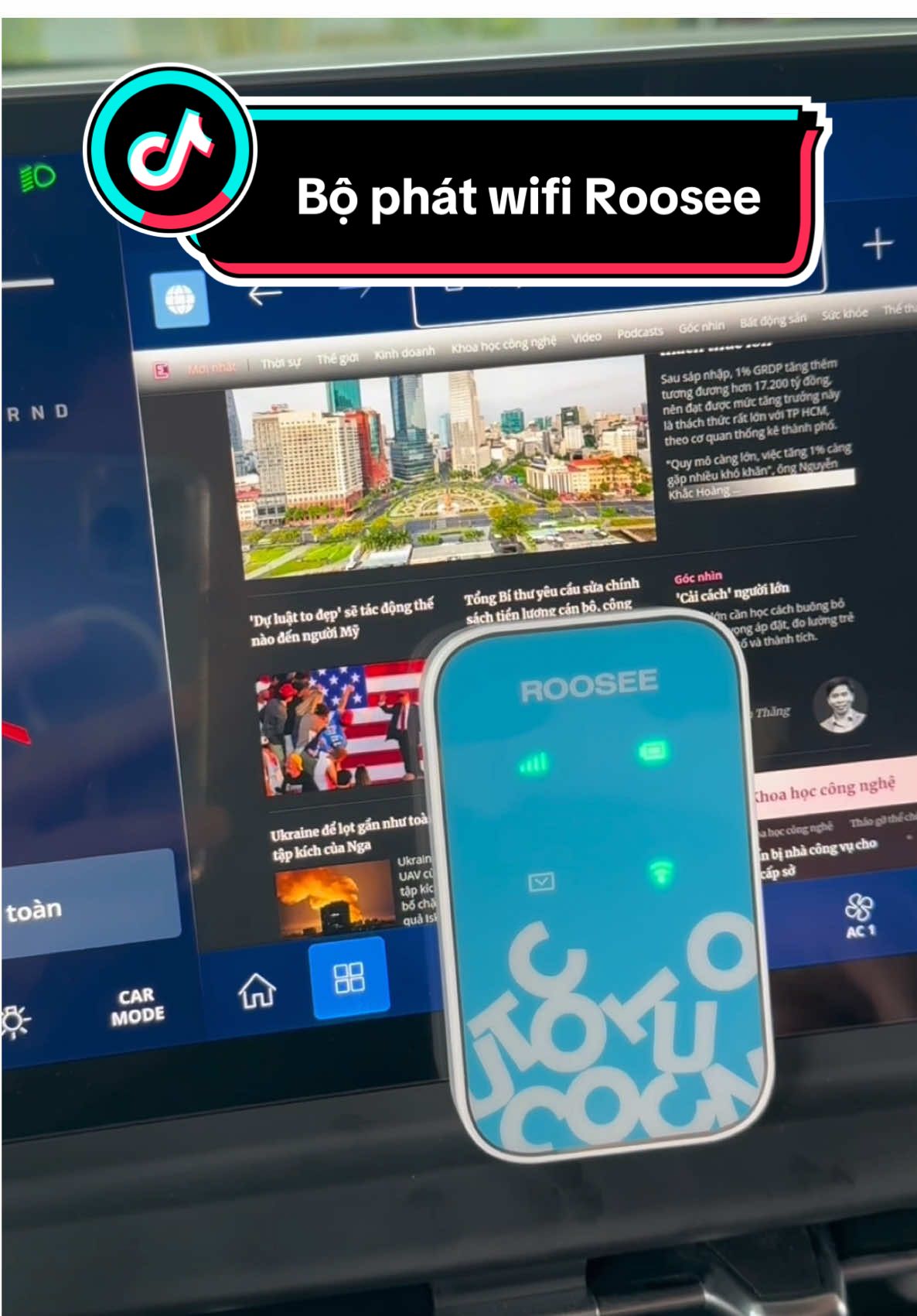 Bộ phát Wifi 4G không cần lắp sim, tiện lợi, nhỏ gọn #Roosee #bophatwifi4g #reviewcotam 