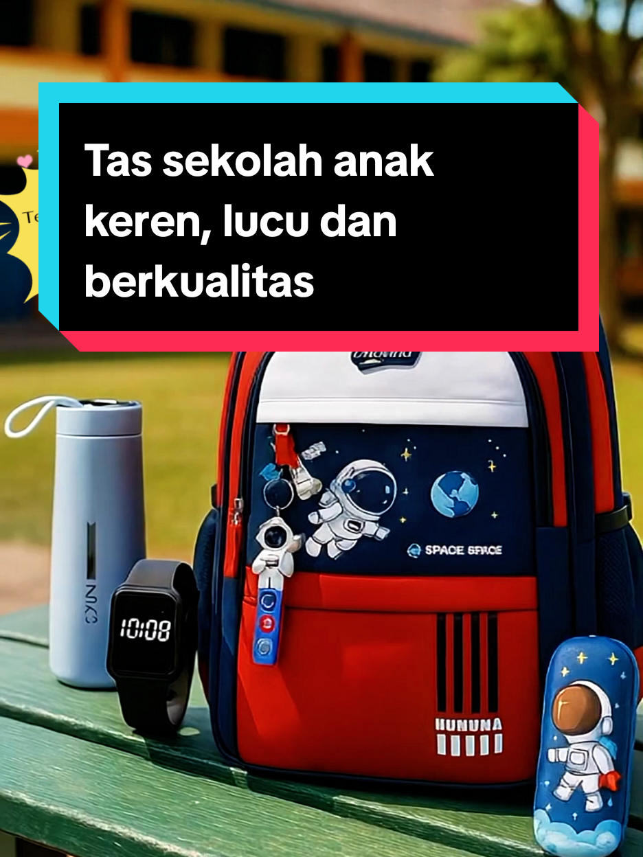 Tas sekolah anak lucu dari EXPLORATION UNIVERSE kuat, tahan air dan Banyak Bonusnya, yuk order sekarang juga 👆🥰  #tassekolah #tassekolahanak #tasastronot #exploration #RanselAnak #tasmurah #tasanak #BackToSchool #taslucuanak 