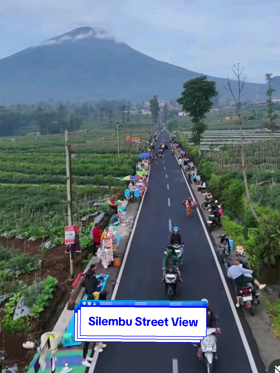 Temanggung bagian Utara  Silembu Street View Keindahan Alam di pinggir Jalan dengan panorama alam gunung Sindoro sumbing berada di desa Kentengsari, Kec. Candiroto, Kab Temanggung #jalanraya #temanggung #sudututara #temanggungutara #sindoro #sumbing #dieng 