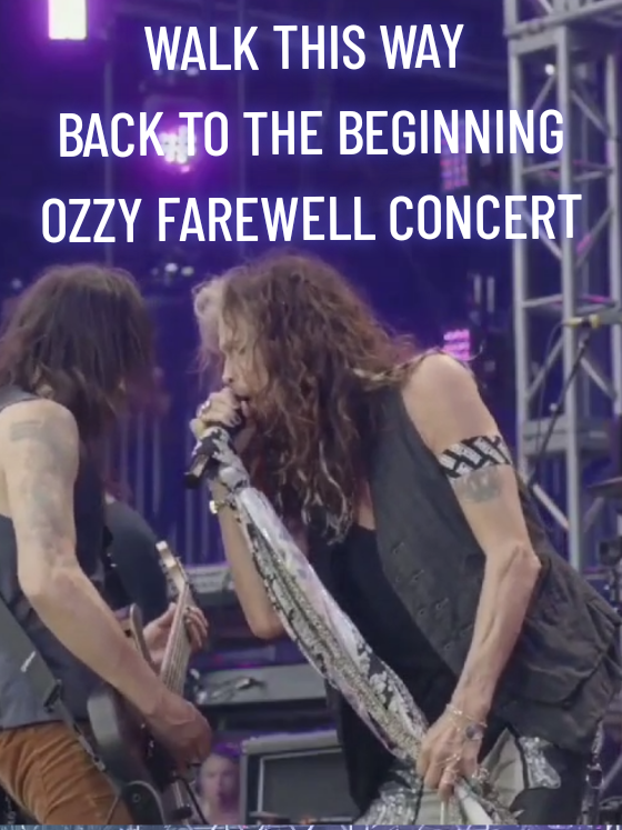 Steven performed a short set at Ozzy's farewell concert last night, July 5th, performing with icons such as Nuno Bettencourt, Chad Smith, and Tom Morello. Here they are performing 