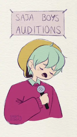 What happens when Baby Saja sings instead of raps… • • • #babysaja #jinu #kpopdemonhunters #sajaboys #kpopdemonhuntersfanart #symphony #art #digitalart #procreate #fanart