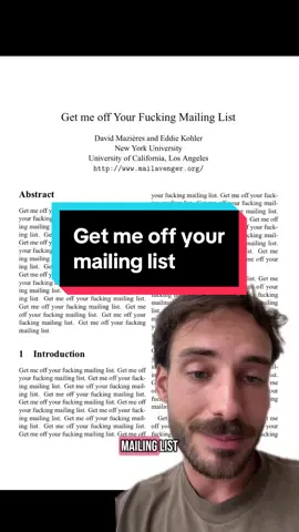 Dear predatory journals, stop mailing me.