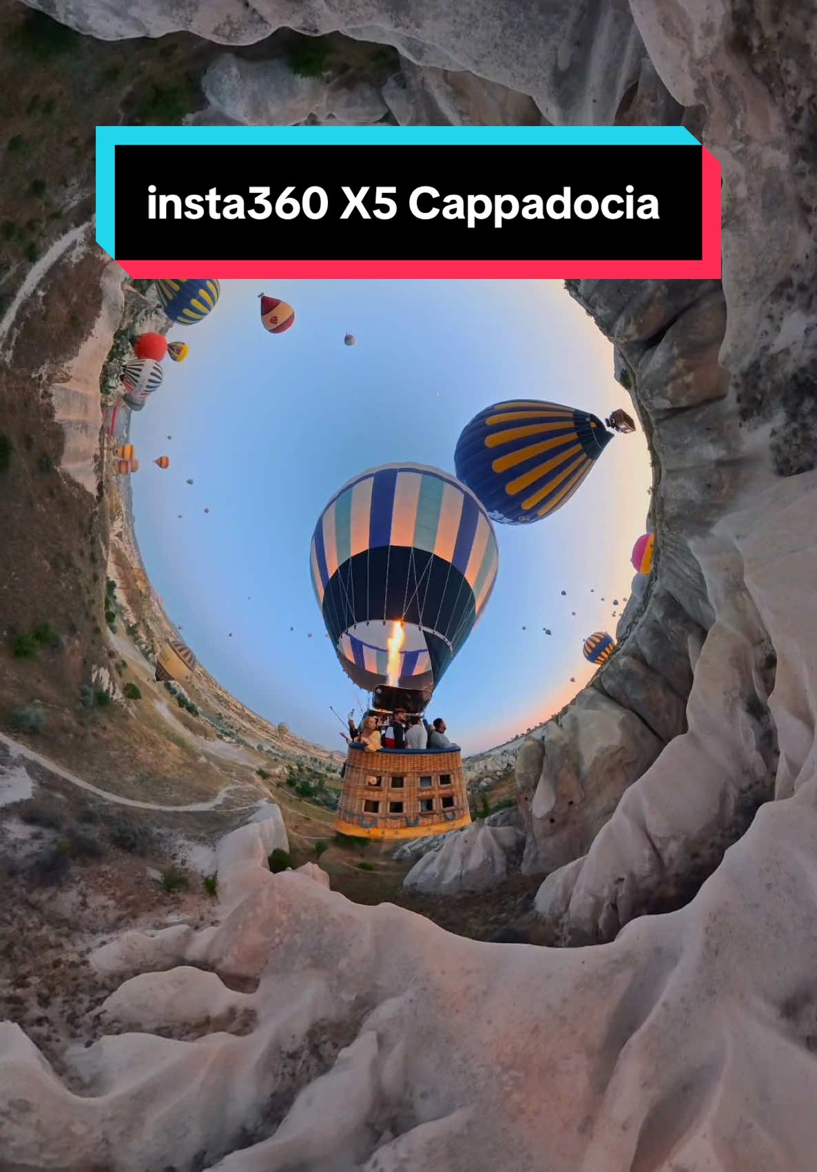 living my dreams up in the sky  @insta360_official X5 in #cappadocia #Türkiye  📍#hotairballoons flights in cappadocia is such a dream & viewing amazing landscape 🏞️ over #Göreme during sunrise is incredible.. in summer the pick up time is around 4am & the balloons 🎈 will take off around 5am ☀️  #nazarballoons provided light snacks for breakfast before flight, preparing us for safety briefing before take off.  hot air balloons don’t take off daily due to weather changes & usually the confirmation & pick up time will be informed the night before  🎞️ @dotzsoh @dotzsoh2  #dotzsoh #GoTürkiye #gocappadocia #turkeytravel #turkey #fyp #insta360!#insta360X5 #nodronenoproblem #insta360mysg #insta360sg