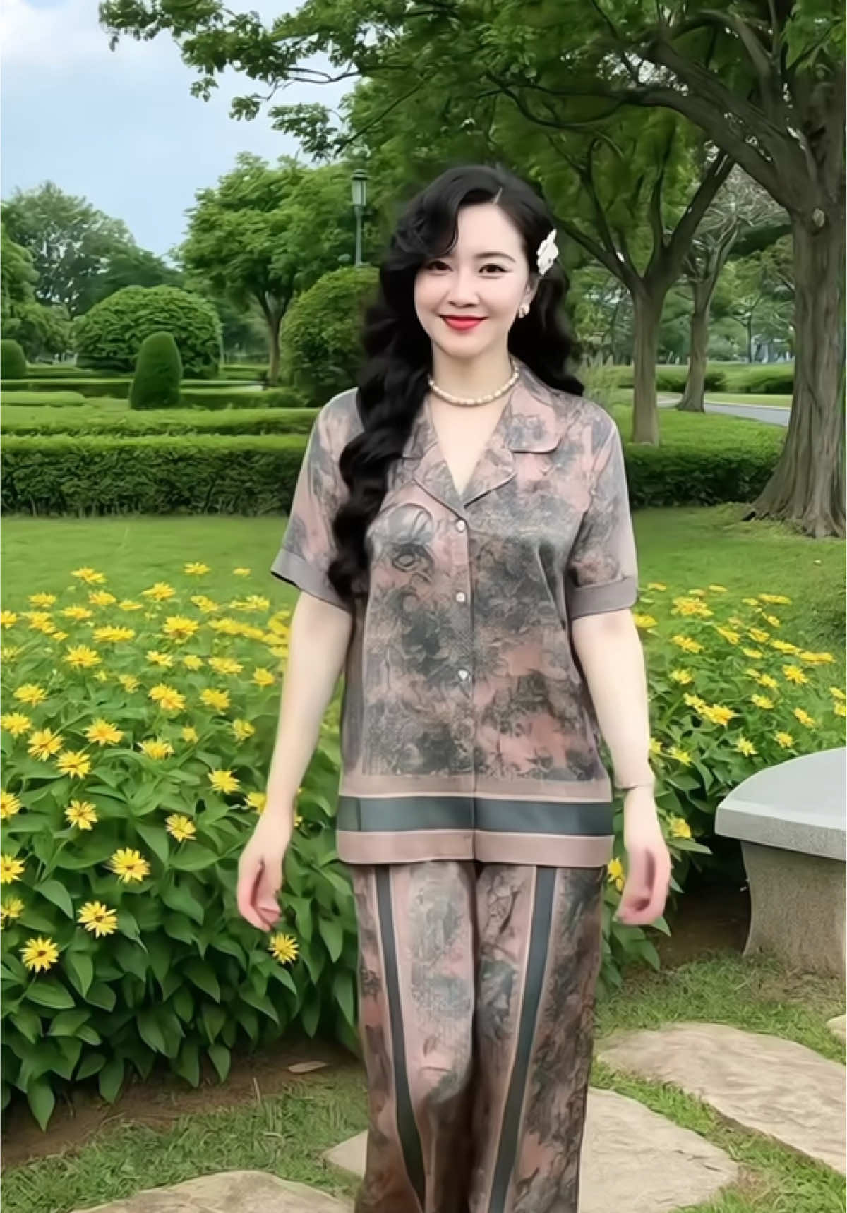 Bộ ngủ mụa mặc đẹp mê ly #xh #minhhangreview #yfb #quanao 