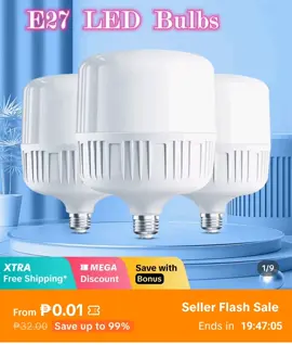 LETOBON E27 LED Light Bulb Cool White Super Bright Saving Energy Saving Bulb Shop Now Link: https://vt.tiktok.com/ZSBDnwYMy/