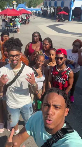 Someone edit us! Six Flags was a success, seeing everyone who had came and showed support, just know you have my upmost respect and I pray that are journey continues. @TGC Nation #fypツ #group #sixflags 