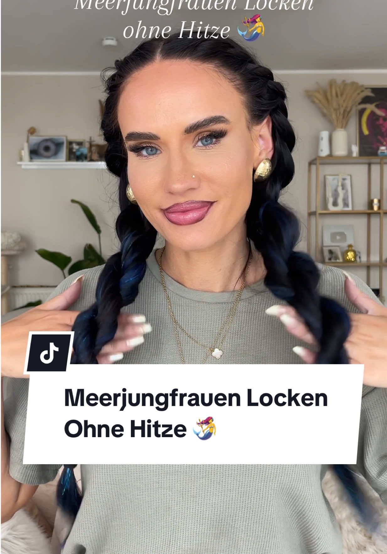 HEATLESS Haarmethode die ich nicht zum letzten Mal gemacht habe! 🧜‍♀️😁 Mädels probiert es auch unbedingt mal aus! #heatlesshair #heatlesscurls #wellenohnehitze #haare #haar #haartutorial #friseurin #haarfrisur #hairstyle #viral #bielefeld #foryou #fyp #fy #fürdich 