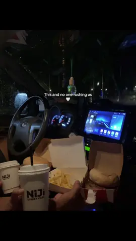 Late night car date hits different.            #simpledatenight #Relationship #rainyday #fooddates 