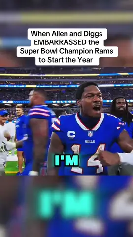 Who remembers when Josh Allen and Stefon Diggs EMBARRASSED the Los Angeles Rams! #nfl #football #sports #game #joshallen #bills #rams #losangeles 