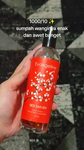 gabisa move on dr parfum 'red sakura' evangeline 😫😭 #parfum #parfumviral #redsakura #evangeline #parfumereccomended #fyp #xyzbca 