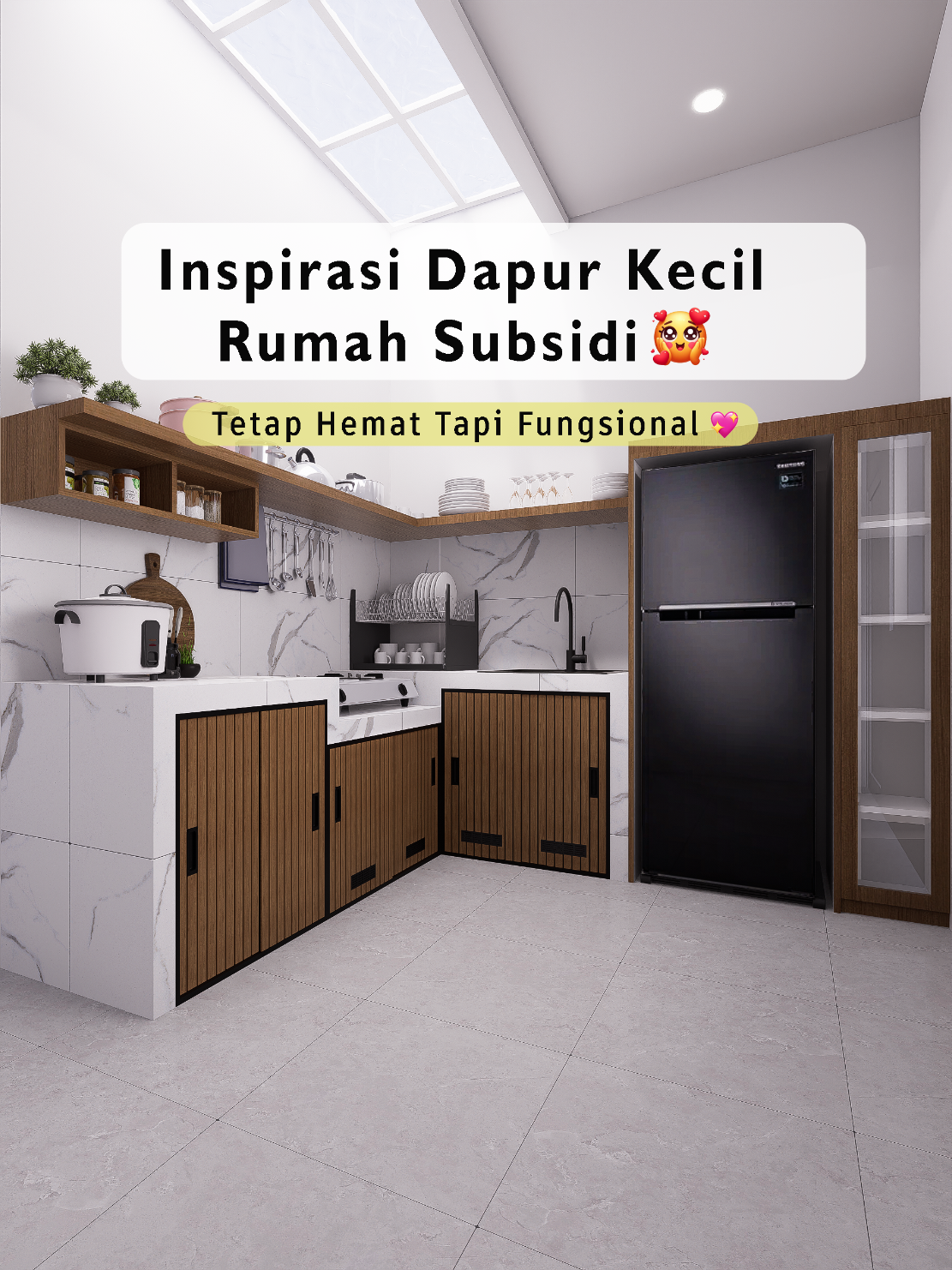 Inspirasi Dapur Kecil Rumah Subsidi 😍 Tetap Hemat Tapi Fungsuional ✨ Client : Mrs Wiwik Location : Wonosobo ruangan : 2,2 x 2,4 m Konsultasi : o85l9434ol2o ▶ Tonton sampai akhir untuk lihat setiap detail transformasi! 🔔 Follow akun ini untuk inspirasi desain interior profesional setiap minggunya #desaininterior #dapurimpian #dapurkecil #dapurpintar #dapurhemat #dapurmurah 