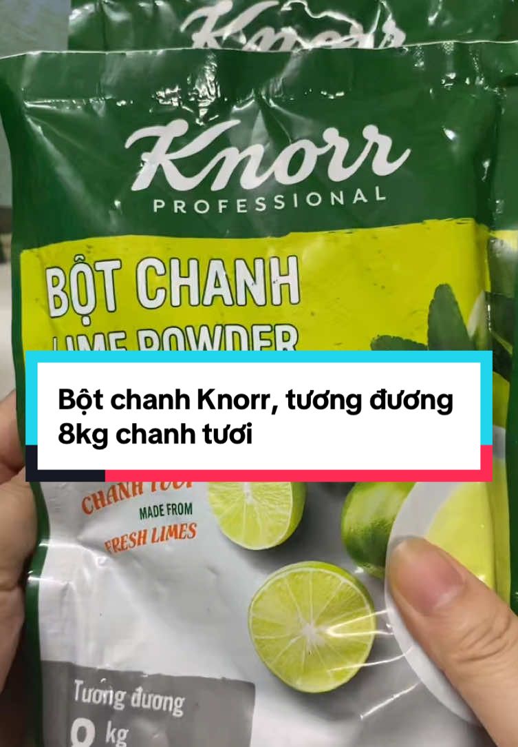 Bột chanh Knorr, tương đương 8kg chanh tươi #xuhuong #thinhhanh #knorr #botchanhknorr 
