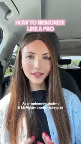 Bringing back the study tips 📚👩‍💻🩺 #optometry #optometryschool #studytok #memorization #studying #exams #backtoschool #univeristy #mcmaster #healthsci #medschool #uoft #univlog #uwaterloo #western 