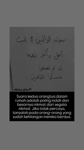 Waktu dengan orang tua itu singkat, sesibuk apapun kamu ingatlah moment kebersamaan dengan mereka tidak akan pernah bisa kamu ulangi kembali. 🫠