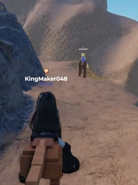 Peaceful Horse Riding #roblox #robloxfunny