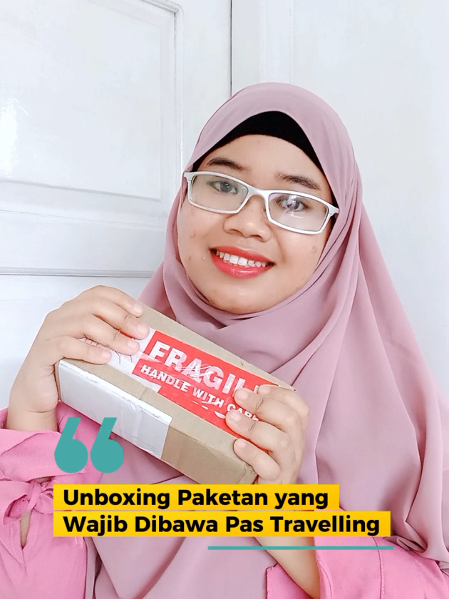 Unboxing paketan yang wajib kubawa pas travelling ✨️ #HarganyaSelaluLebihBagus #Lifestyle #traveling #unboxing 
