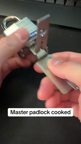 Lishi Pick opens up Master No. 3 padlock easy. #LockPicking #LockPicks #Locksport #preparedness #lishi 