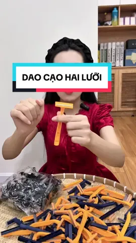 Dao cạo hai lưỡi #daocaorau 