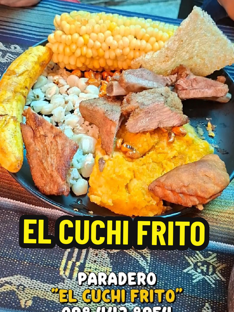 Una deliciosa fritada en el paradero 