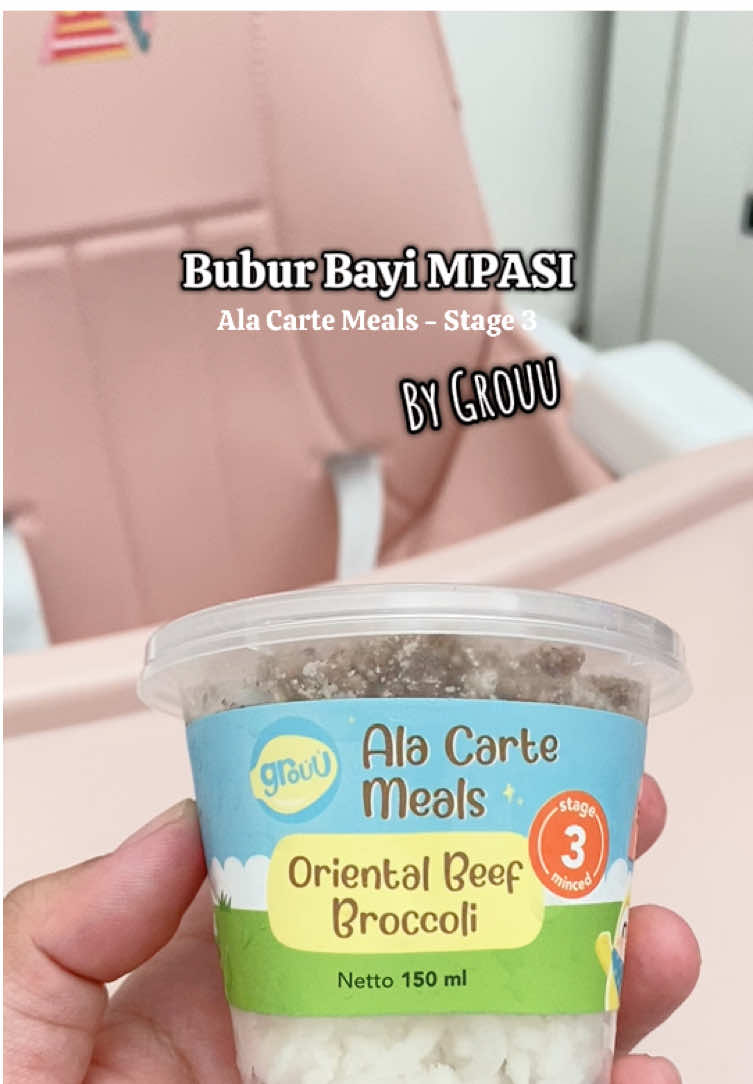 Babyku approved MPASI stage 3 dari Grouu ini, padahal baru pertama kali coba. Cari rasa yg aman-aman dulu, Oriental Beef Broccoli ternyata enaakkkk. Bundanya juga approved ini sih✨ #grouumpasi #grouu #mpasi #mpasisimple #mpasimudah #mpasi6bulan #mpasi8bulan #mpasi10bulan #menumpasi #fyp #viral 