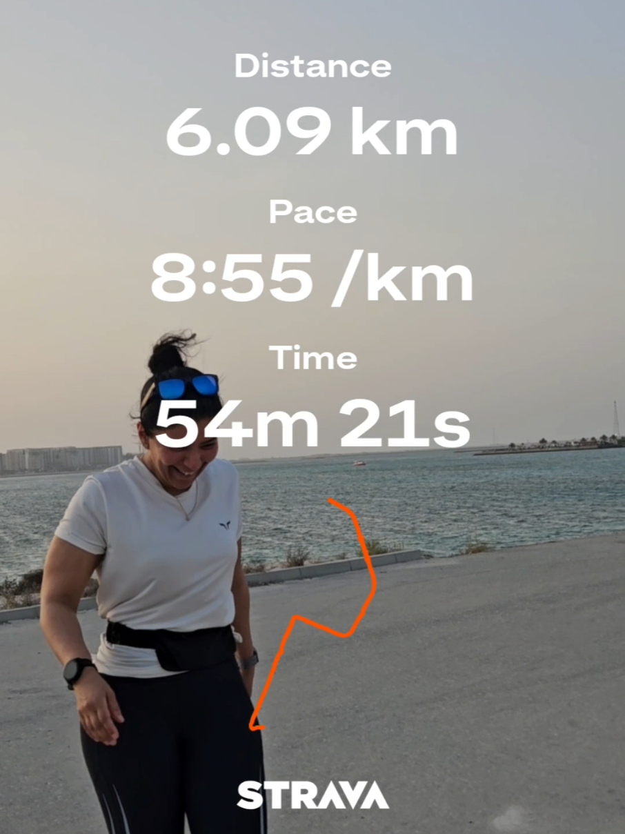 following the trend! 😂💁‍♀️🏃‍♀️ #strava #stravarun #fyp #البحرين #fitspo #Running #fitfam #slowrun #explore #اكسب#جري#run 