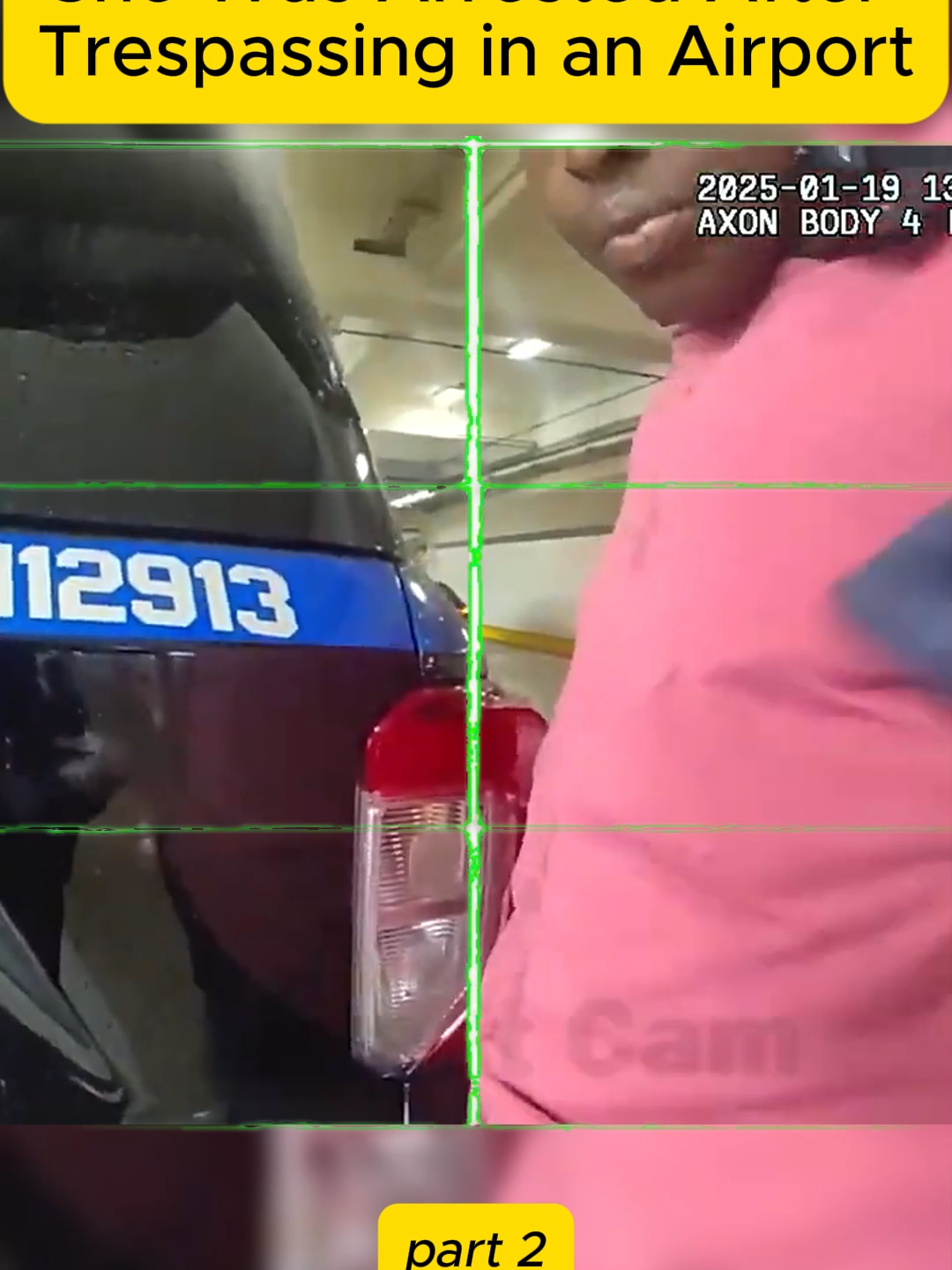 She Was Arrested After Trespassing in an Airport#cops #copsoftiktok #copsontiktok #copstiktok #police #policeofficer #policeoftiktok
