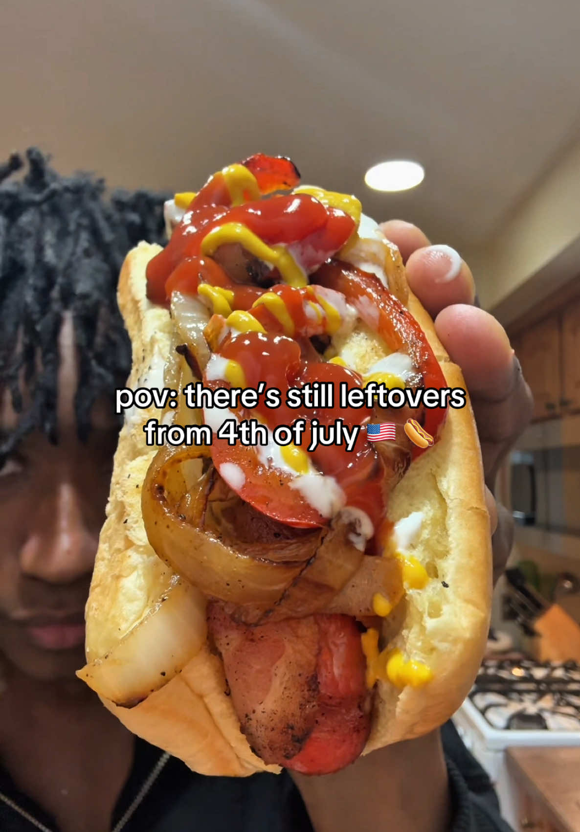 Bacon Wrapped Hotdog 🥓🌭 #streetdog #4thofjuly #rexv2 