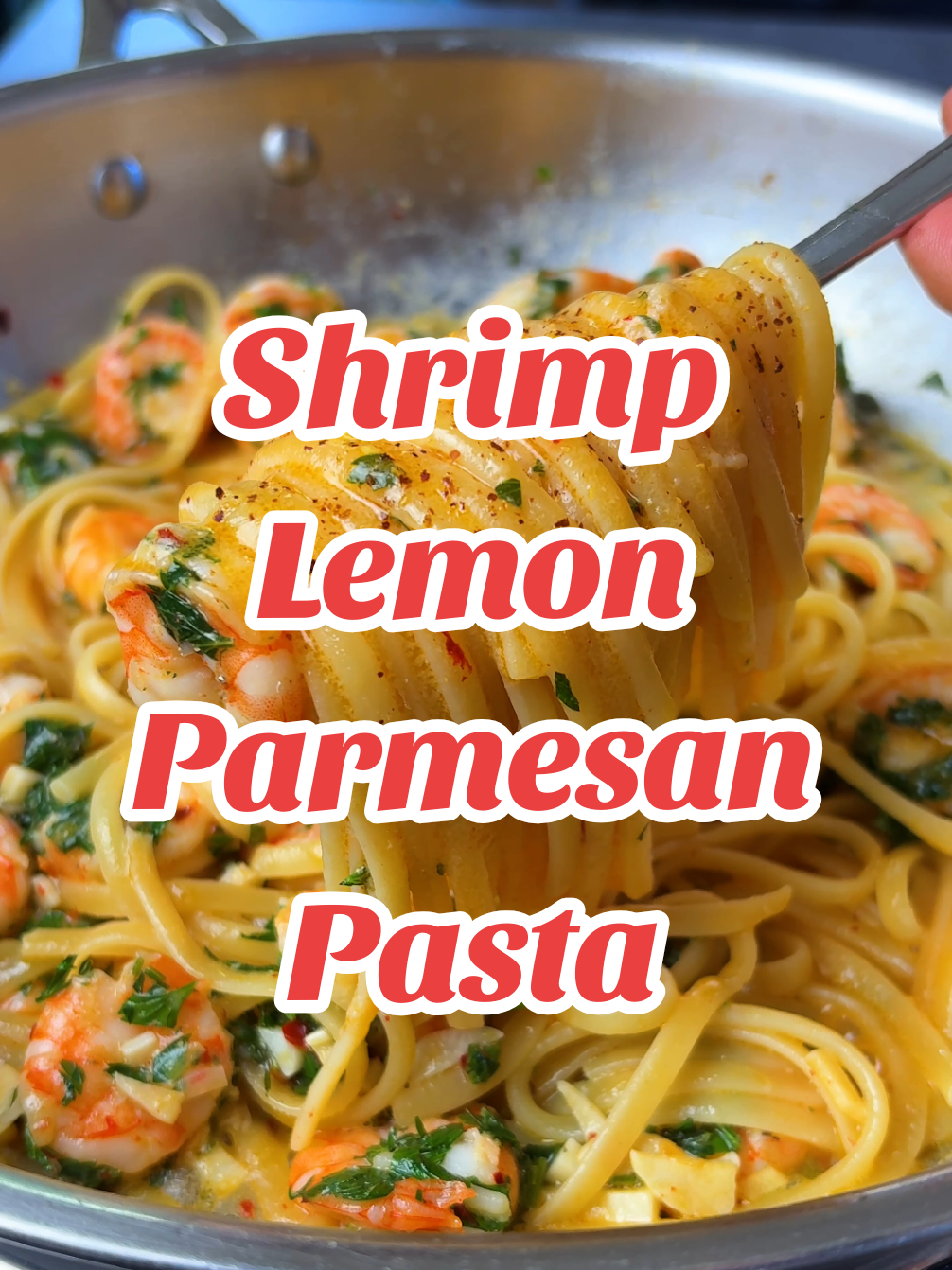 Shrimp, Lemon And Parmesan Pasta🍤 Fresh and quick to make, this recipe is perfect for this summer! Choose well your shrimps, add some lemon and Parmesan cheese and enjoy one of the best pasta dishes you'll ever make!😍 Season well and add some fresh parsley at the end and, Bon Appétit !✨ We absolutely love this recipe, we hope you do too❤️ All the ingredients and instructions are in our Ultimate Pasta Cookbook, link in bio📝 #shrimp #lemon #pasta #FoodLover  #delicious #tasty 