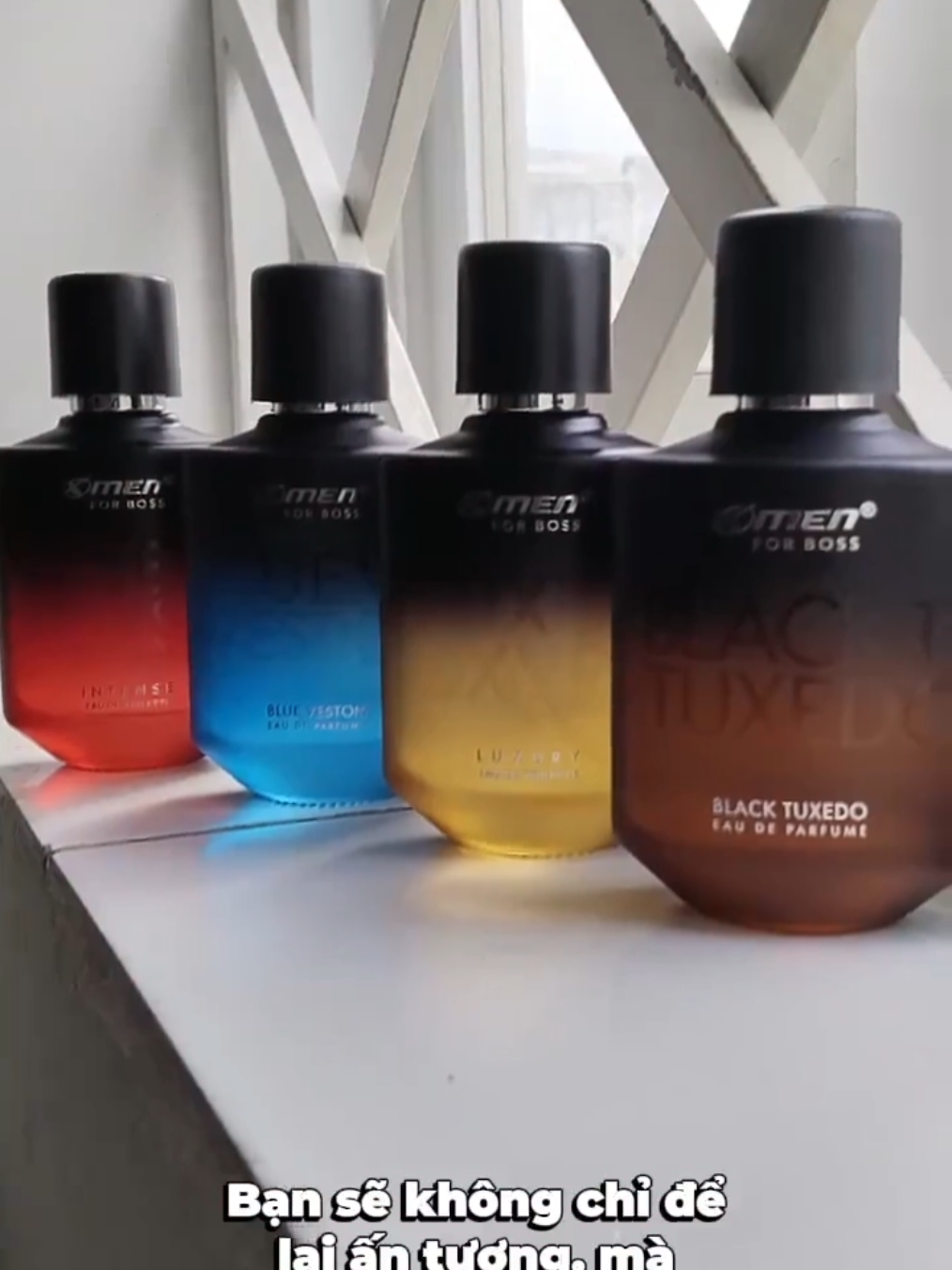 Hương nam tính lịch lãm từ nước hoa Xmen For Boss #xmenforboss #nuochoacaocap #nuochoanam 