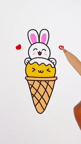 4 Upside-Down C’s = One Happy Bunny! 🐰🍦Too Cute! Watch how 4 upside-down C’s turn into a cute bunny going for ice cream! 🐰🍦 This fun and easy drawing trick is perfect for anyone who loves playful sketches and creative shapes. Try it now in under a minute! #BunnyDrawing #IceCreamArt #LetterCDrawing #CuteSketch #EasyDrawing #HowToDraw #DrawingHack #CreativeArt #BeginnerArt #TikTokDrawing #howtodraw #draw #drawings 