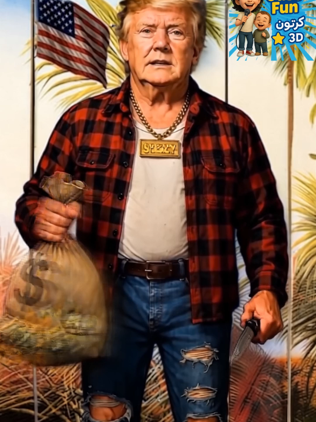 ترامب دخل عليهم قال : فين الفلوس ؟ 😳 والرؤساء العرب قالوا :  حاضر يا باشا ! ترامب بيهزر؟ لأ ده بيقبض! 😂 والرؤساء العرب بيسلموا التحويل وهم بيرتعشوا!  ترامب دخل عليهم قال: فين الفلوس؟ 😳 والرؤساء العرب قالوا: تؤ تؤ حاضر يا باشا! مشهد غير تمثيلي! الرؤساء العرب بيصرفوا لترامب “بدون ما يرمش”! 😂💸 ترامب والزعماء العرب... لما الخوف يخلي الفلوس تنقط لوحدها! 💰😱 ترامب دخل القصر، الرؤساء جابوا الشنط 💼💸 وقالوله: عاوز كام يا ريس؟! 😂 لما ترامب يدخل على الزعماء العرب يقولهم 