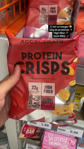 🔥 Toutes nouvelles ! Chips protéinées sans prise de gras 😍 ➡️ 22g de protéines ➡️ High fiber ➡️ Goût BBQ trop bon 🔥 Fonce, ça part vite ! #fitnessmotivation #fit #Fitness #protein #prisedemasse #muscle #action #musculation #tiktokfrance🇨🇵 #tiktokfrance #musculife #musculationfemme #bodybuilder #streetworkout 