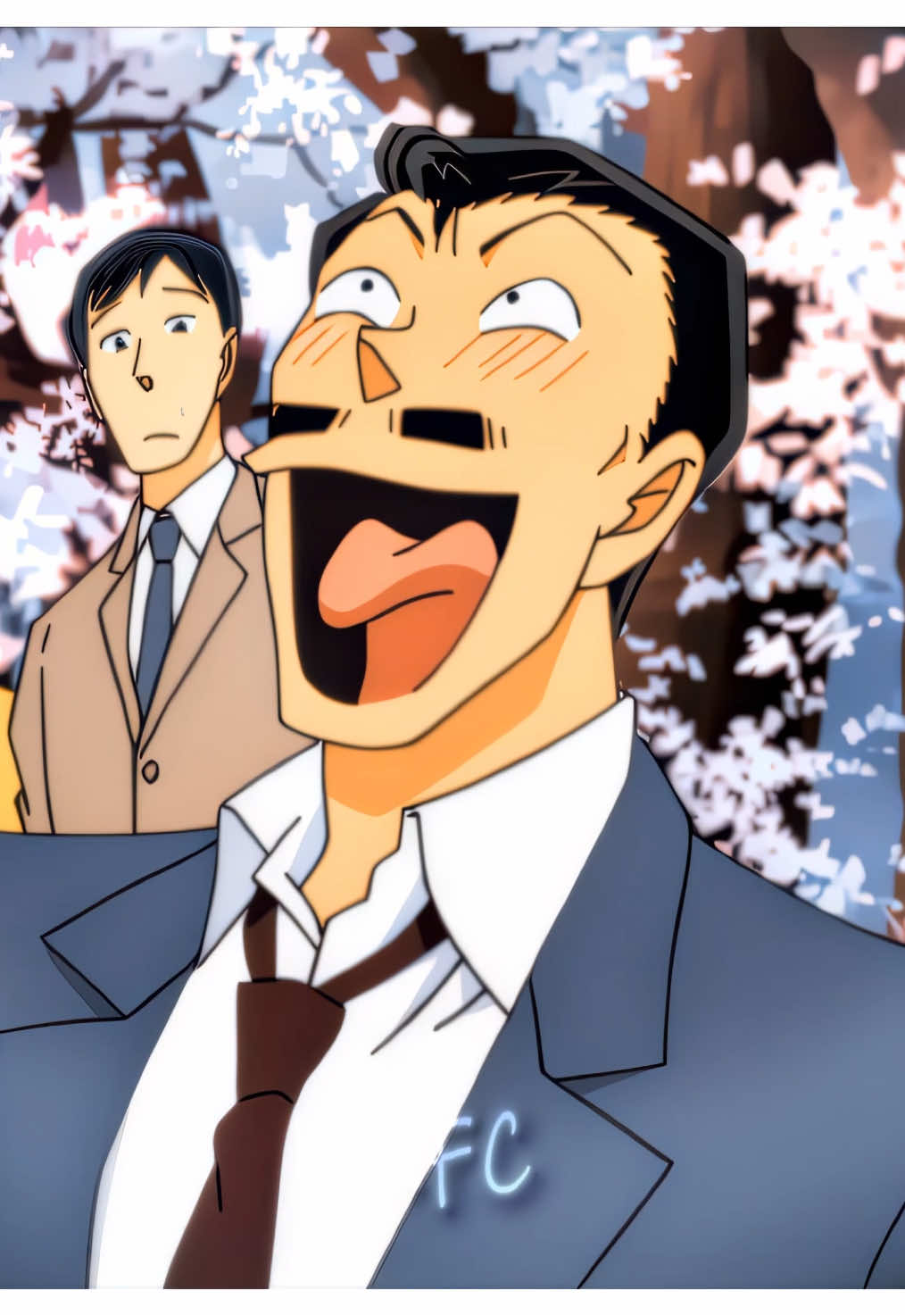 Hace dos semanas cuando lo estaba haciendo me estaba partiendo de risa al ver a Kogoro. Este capítulo siempre me hace reír da igual cuantas veces lo vea😂  #detectiveconan #ranmouri #kogoromori 