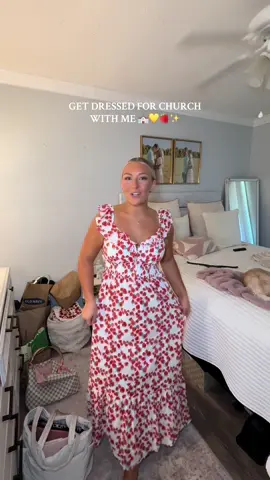 The dress is actually SO CUTE 🥹🍓✨🌞 #fyp #viral #trending #Lifestyle #Vlog #dayinthelife #dayinthelifevlog #dayinmylife #dayinmylifevlog #gdwm #getdressedwithme #OOTD #churchoutfitinspo #summerlooks #grwm #getreadywithme 