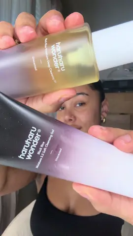 un démaquillage efficace en 2 étapes  #YesStyle #yesstyleinfluencers #haruharuwonder #haruharucleansingoil #doublecleansing #acneproneskin #glassskin produits offerts #ugc #ugccreator #ugccontentcreator #ugccommunity #ugccreators #ugccontent 