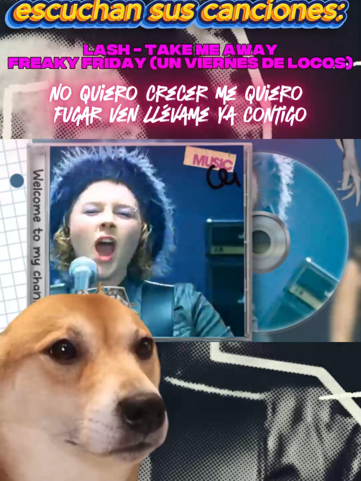 Asi Suena Lash - Take Me Away En Español 😱😍💕 By KyuMix #fyp #enespañol #cover #rock #pop #freakyfriday #disney #lindsaylohan Cancion de la pelicula Un Viernes de Locos de Disney.