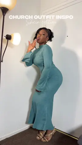 Happy Sunday everyone ✨ Let me know in the comments if you want the @SHEIN id numbers 😘 #summerchurchoutfit #churchoutfits #sundayootd #sheindresses #sheinhaul #sheinhaulblackgirl #churchoutfitinspo 