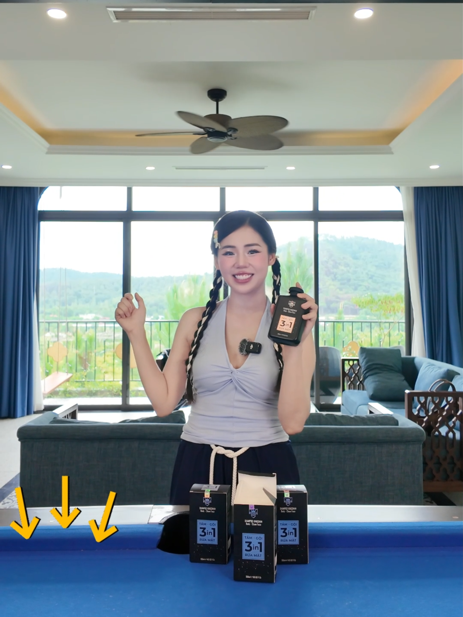 Tiết kiệm thời gian, tiết kiệm tiền bạc, tội gì không thử combo sữa tắm gội xả 3 trong 1 này #huongly #tiktokshop #review #suatam3in1 #tamgoi3in1 #kingsman