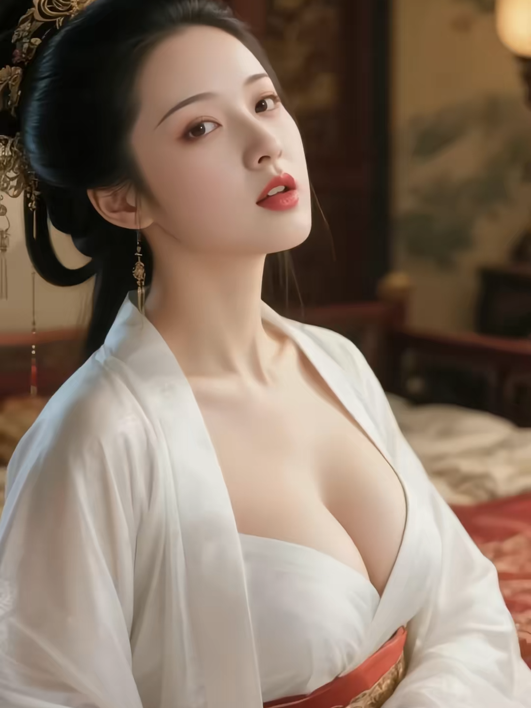@hamaxxshop #CreativeBodyArt #SilentBeauty #ChinesePortrait #tiktokscenescontest #ViralVisuals #ViralVideo #BodyArt #BodyPainting #ForYou #ViralArt #AI