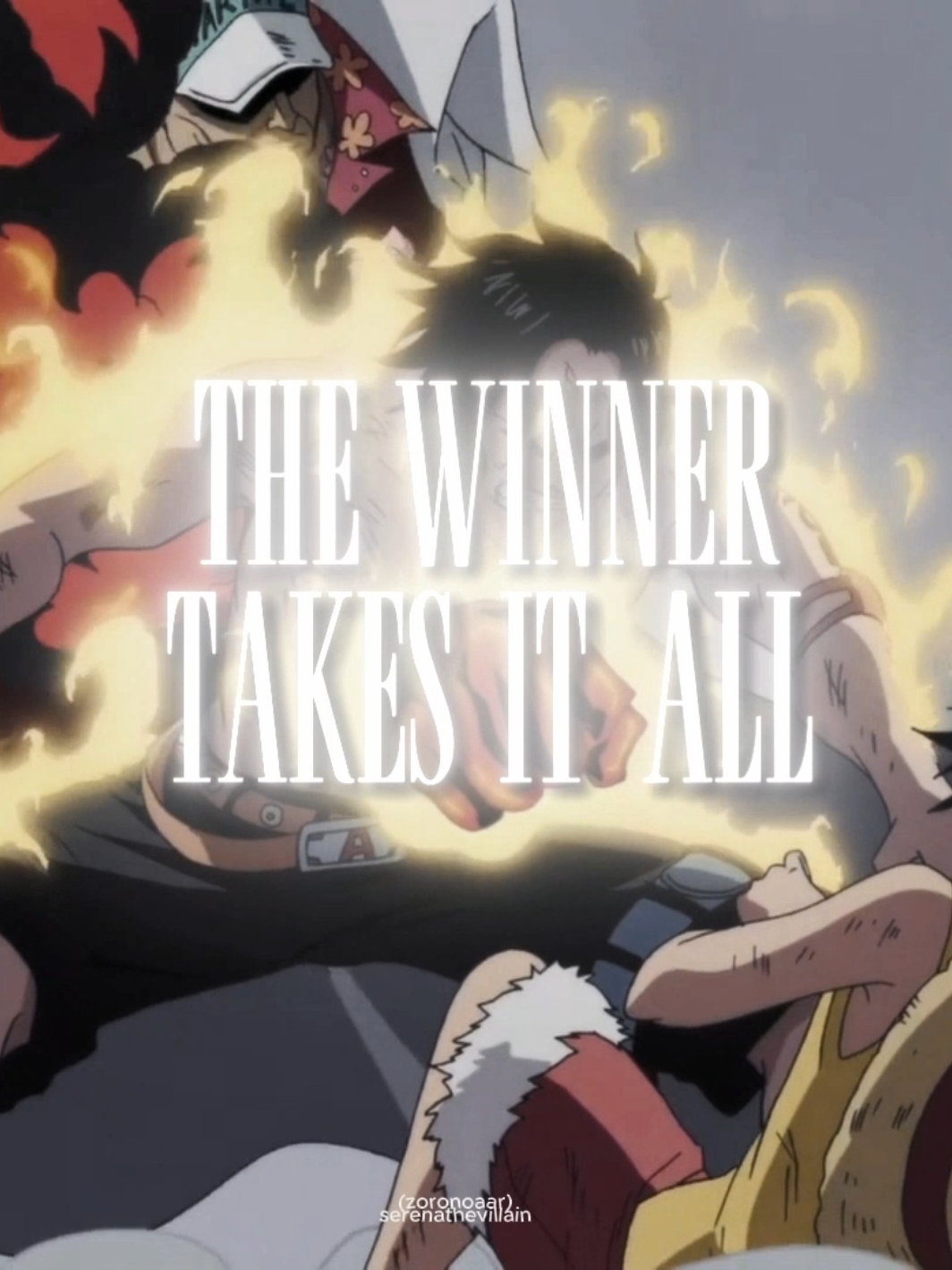 the winner takes it all — and the loser has to fall 💔 | ✘ #onepiece #abba #onepieceedit #lyricsedit #marinefordarc #monkeydluffy #portgasdace #monkeydgarp #shirohige #xybca #fypシ゚ #viral #fyp #animeamv 