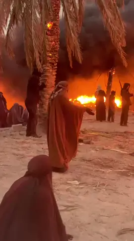 ليلة دخان الخيم خانك رقيه... 💔#موكب_شهيد_الجمعه_الحسيني_سوك_الشيوخ #الواقعه 