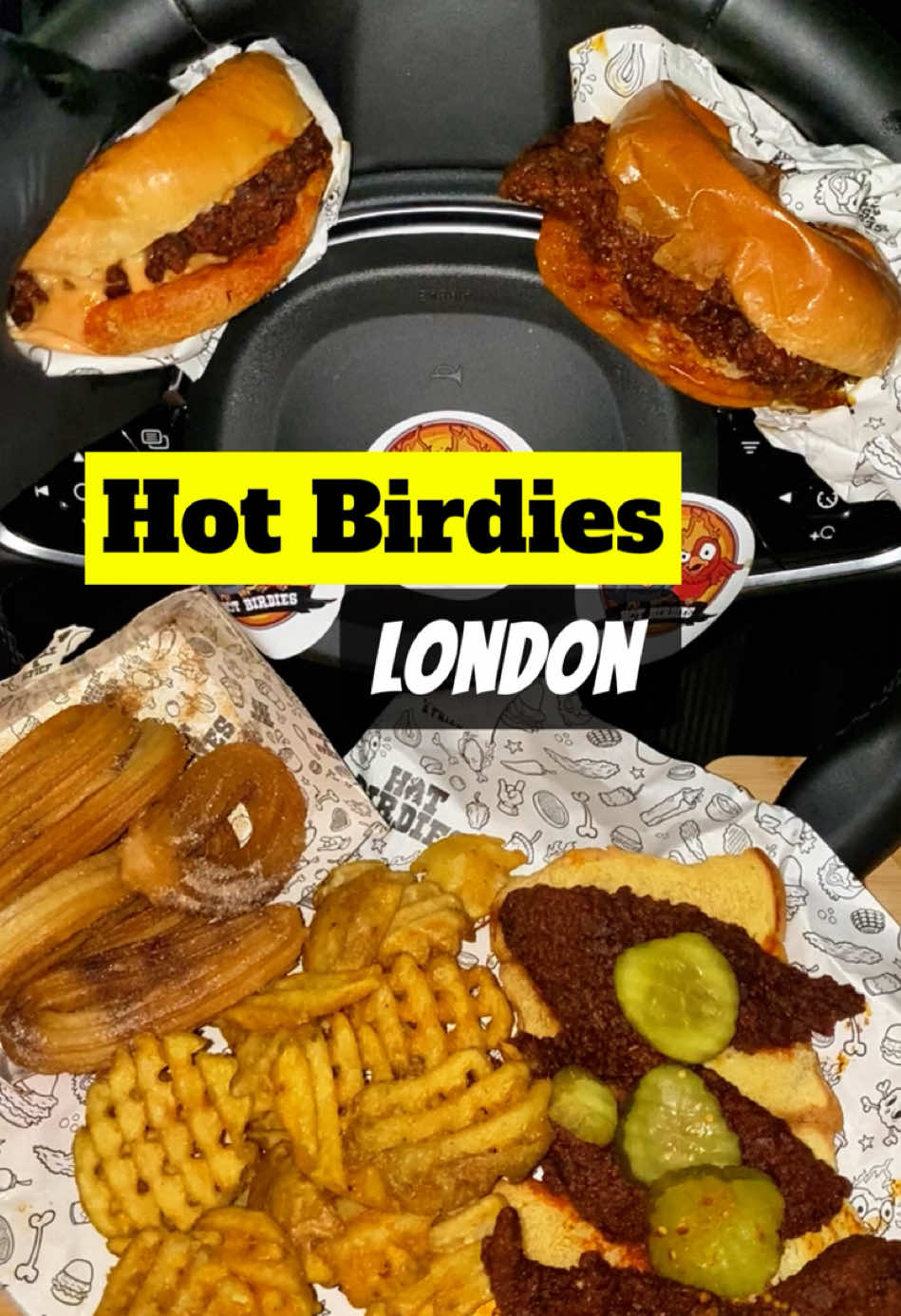 @Hot Birdies UK Nashville style chicken in London! 🔥🔥 #hotbirdies #carfood #foodincar #carfoodguy 